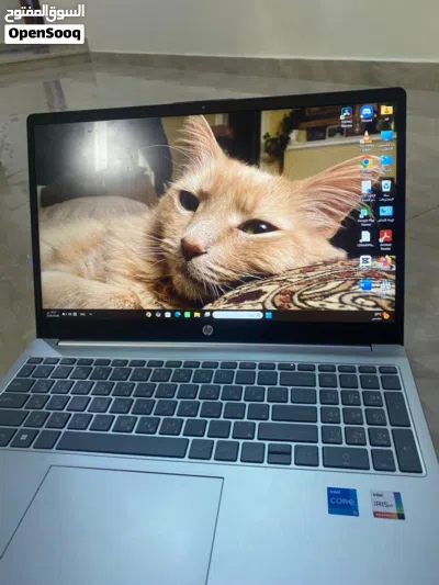 لابتوب hp مستعمل استعمال نظيف للبيع ب 2300د. ل 4