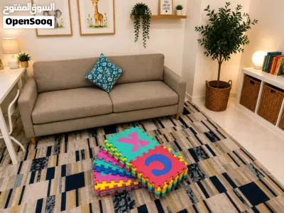 Almost New Alphabet Puzzle Mat Junior Brand سجادة للاطفال ماركة جونيور جديدة تقريباً 3