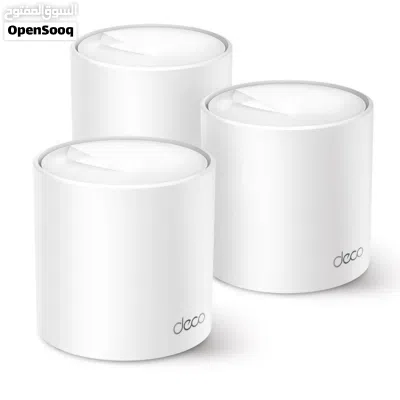 راوتر تي بي لنك ديكو X50 (سيت ثلاث قطع) واي فاي 6 TP-Link Deco X50 AX3000 3-Pack Whole Home Mesh WiF 3