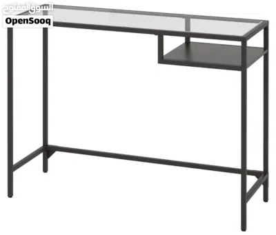 Ikea Glass Top Desk with Chair 4