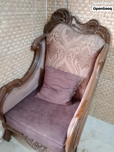 طقم كنب للبيع مستعمل بحالة ممتازة جدا 4