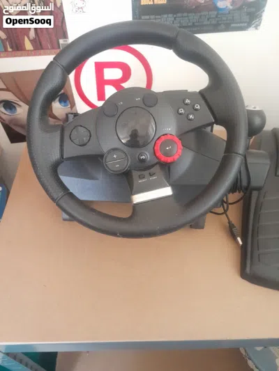 دواسة ودركسيون Logitech Driving Force GT (DFGT) للبيع الاستعمال خفيف ونظيف الاستلام من السالميه 3