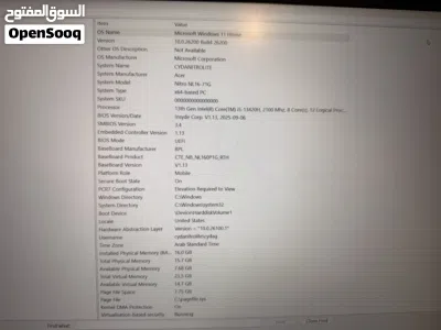 Acer nitro lite 16 rtx 3050 i5 13th gen 2