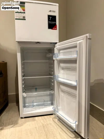 New Refrigerator Arrow 132 Liters Double Door Auto Defrost 7 Years Warranty 2