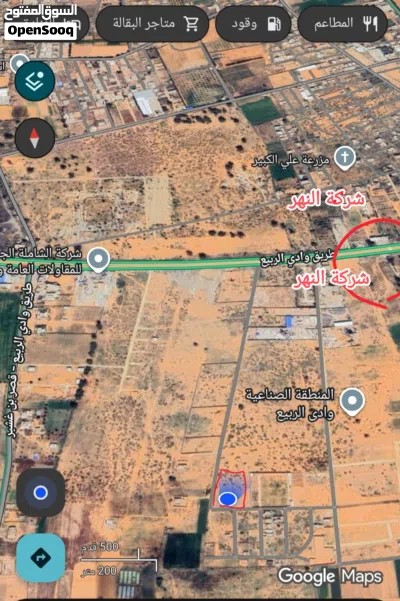ارض للبيع في سريع وادي الربيع بير التوتة 3