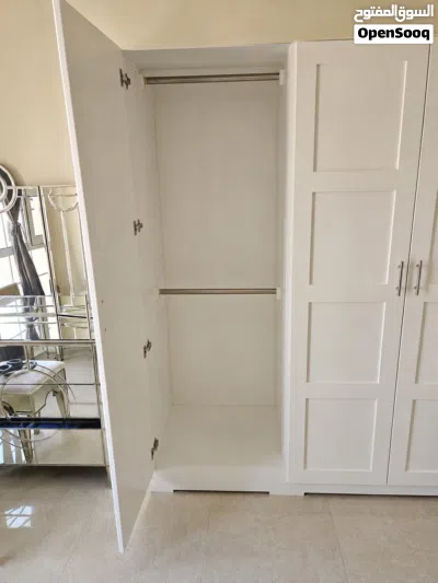 Custom White 4-Door Wardrobe – 2m Wide 4