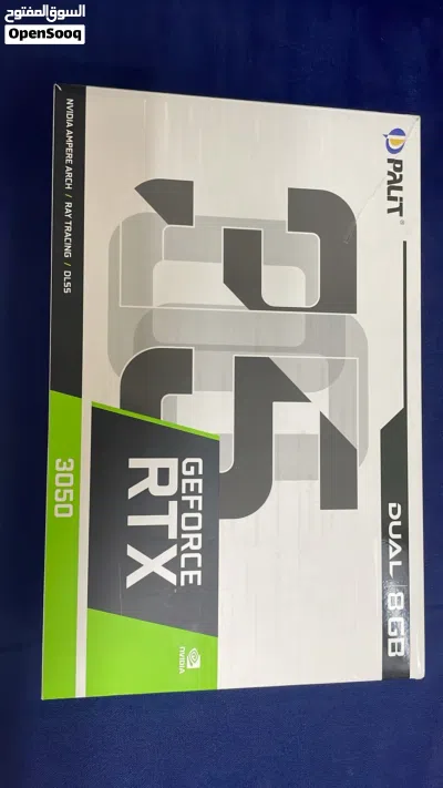 كرت شاشة ( RTX 3050 8g ) لحالة الوكالة استخدام 7 شهور فقط 2