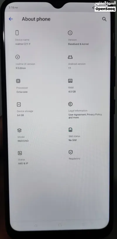 Realme c21-y for sale 2