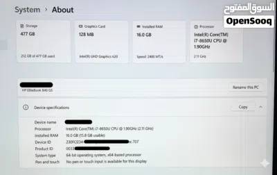 لابتوب نظيف جدا استخدمته 2
