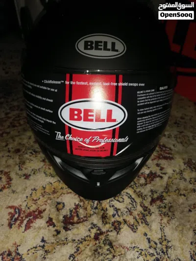 للبيع خوذه ماركه bell اصليه جديده باكرتون اسود مطفي 4