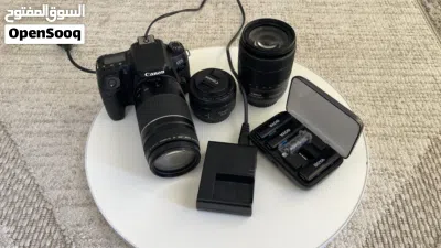 كاميرا Canon 77d مع مجموعة عدسات 2