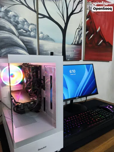 سيت أب Gaming كامل مع شاشة وملحقات / جاهز للعب / سعر ناااار 4