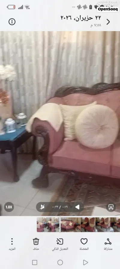 طقم كنب فاخر للبيع 2
