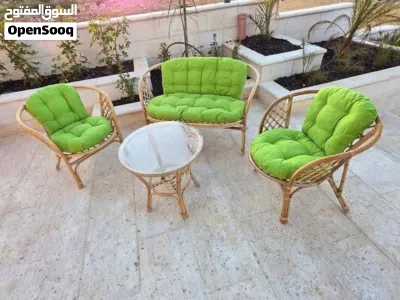 طقم جفرا للحدائق والجلسات الخارجية كفالة ذهبية 5 سنوات خشب زان طبيعي فاخر معروف بقوته العالية 2