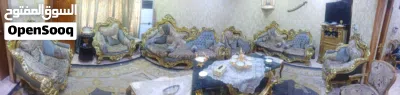 للبيع قنفات خشب زان المصري الاصلي + غرفة طعام متكاملة بسعر مناسب 2
