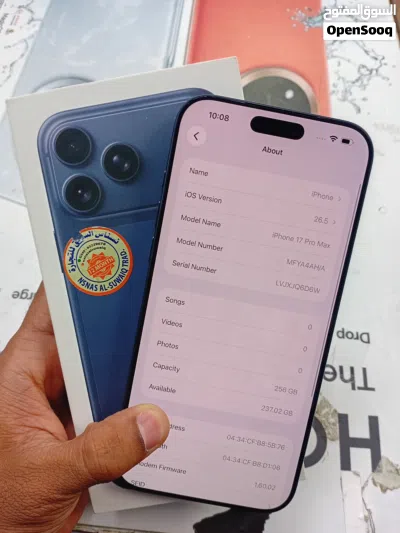 IPHONE 17 PRO MAX 256GB USED FOR SALE 2