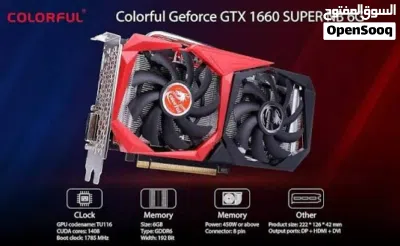 كرت 1660 super نظيف جدا بدون اي مشكله 4