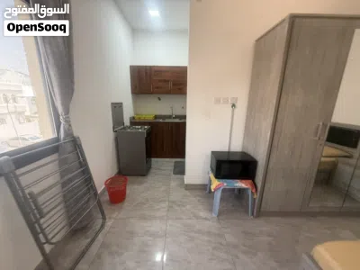 For those seeking distinction and refined taste.bedroom studio with bathroom and kitchen 210 OMR 4