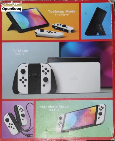 للبيع Nintendo Switch OLED White الأصلي غير مهكر 2