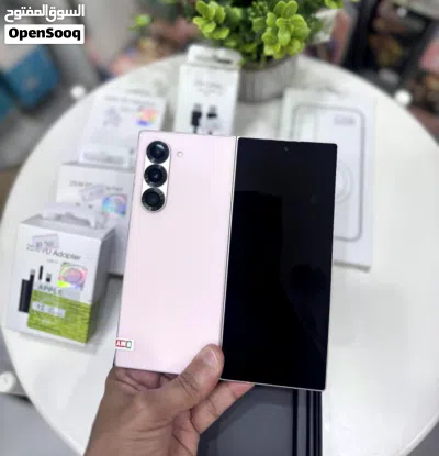 عرض خاص : Samsung Z fold 6 512GB هاتف بحالة الوكالة نظيف جدا بدون اي شموخ أو مشاكل مع ضمان و ملحقات 4