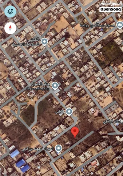 قطعة أرض للبيع في تاجوراء بالقروب من أربعة شوارع الكهرباء مساحتها 2000 متر 2