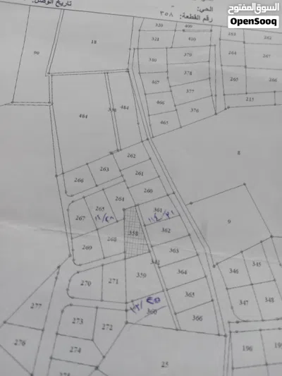 قطعه ارظ سكن محفره جاهزه للبناء 2
