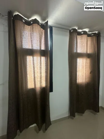 CURTAIN RODS & CURTAINS (FULL SET) 3 Windows 2