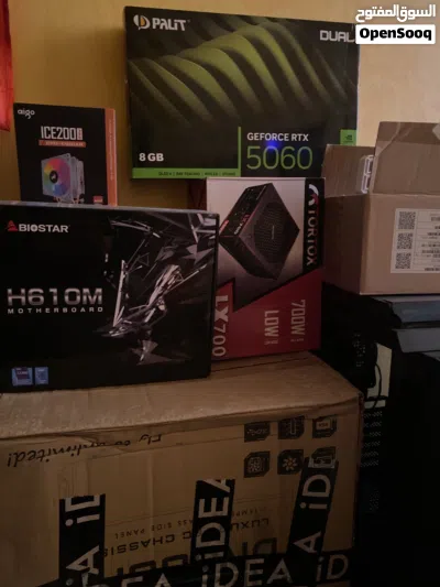 للبيع pc gaming بمواصفات قوية RTX 5060 تشغيل جميع الألعاب 4