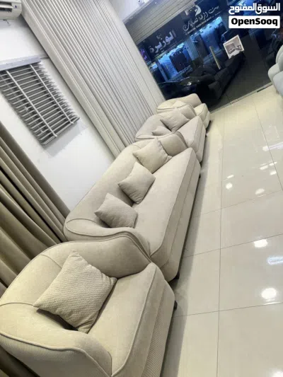 مفروشات منير اطقم كراسي+ستائر 3