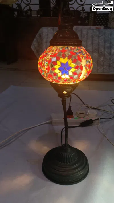 Turkish and Table Lamp For Sale (Altogether - 9 omr) 2