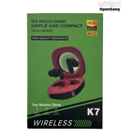 سماعات K7 بلوتوث جديدة متوفر توصيل 3