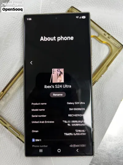 samsung s24 ultra 12 gb ram 256 gb Storage gry colour with orgnial charger box and bill 4
