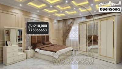 غرف نوم للعرسان حاجه فخمه جداً ابواب خشب ماليزي درجة اولى ضمان فك وتركيب 20 مرة شاهد الوصف 4