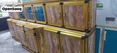 (بيع وشراء اثاث المستعمل ) متوفر عدنا. كاونترات شغل جديد مبطن درجه اولى بوري محشه خشب نشتري اثاث م 4