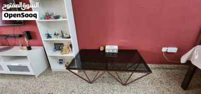 Sofa set (3 and 2 seater), Centre table with glass top and Dining Table with 6 chairs 4
