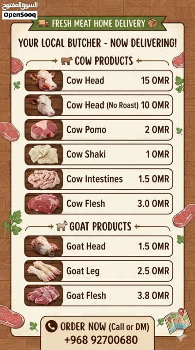 Fresh • Clean • Hygienic Cow Head Roast 4