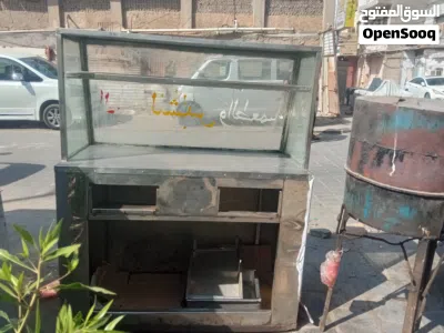 كاونتر استيل شبه جديد للبيع بسطة فلافل وشبس عرطه مع كل ادواتها ماعدا القطاعه 2