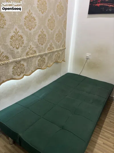 كنبه سرير (كليك كلاك ) خضراء 2