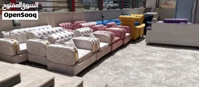طقم استيل 7 مقاعد جميع الالوان متوفره داخل المصنع الكميه محدوده 3