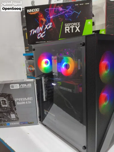تجميعة الـ RTX 3060 المفولة.. بسعر تفليش السوق! القطع غير مستخدمة، جاهزة تشغل الكيمز على أعل 2