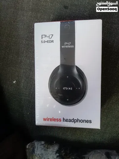 2 pices FOR SALE P47 Wireless Headphones Brand New Condition Brand New Sealed Box Model P47 5.0 p 3