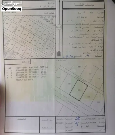 3 اراضي للبيع مصرون 1 ولاية ابراء 2