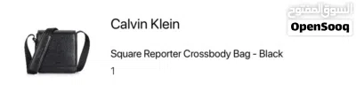 Calvin Klein-Square Reporter Crossbody Bag - Black 3