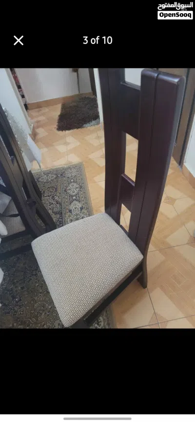 سفره زان بالكامل 6 كراسي وبوفيه ونيش 3