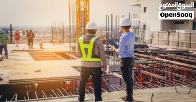 للبيع شركة مقاولات للإنشاء والتعمير مع جميع المشاريع والعمال والموظفين والسيارات والمعدات ويوجد 14 ك 2