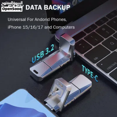 فلاش ميموري SSD خارجي عالي السرعة بسعة 512GB 3