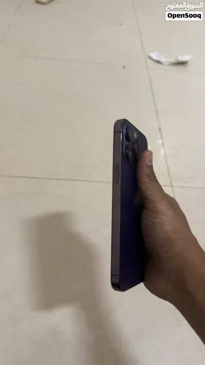 ايفون 14 برو ماكس شريحتين 256G IPhone 14 Pro Max (2 SIM card ) البطاريه (battery health)100% قابل 4