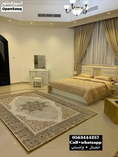 للإيجار استوديو مفروش vip مدخل خاص في منطقة عشارج قرب مشفى توام و جامعة الإمارات 3