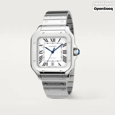 Santos de Cartier Automatic watch for men ساعة سانتوس دي كارتييه أوتوماتيكية للرجال 2