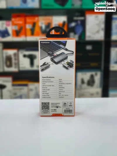 Brand New Porodo USB C Hub in Oman Versatile connectivity 2